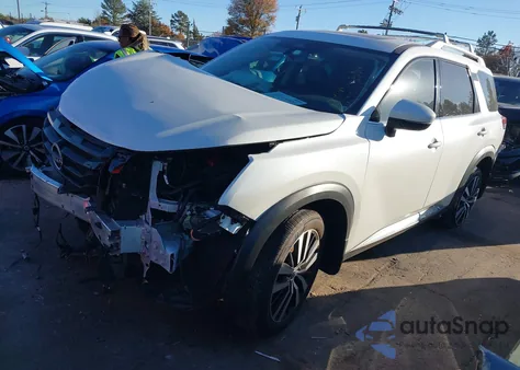 2024 Nissan Pathfinder Platinum 4Wd из США, поврежденный, VIN 5N1DR3DK3RC252661